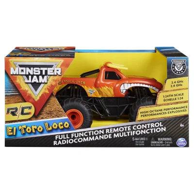 MONSTER JAM RC MASINUTA EL TORO LOCO SCARA 1:24 MONSTER JAM RC MASINUTA EL TORO LOCO SCARA 1:24
