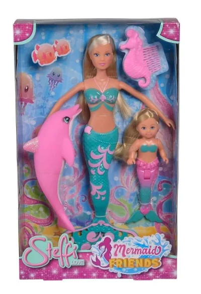 PAPUSI STEFFI SI EVI SIRENE CU DELFIN PAPUSI STEFFI SI EVI SIRENE CU DELFIN