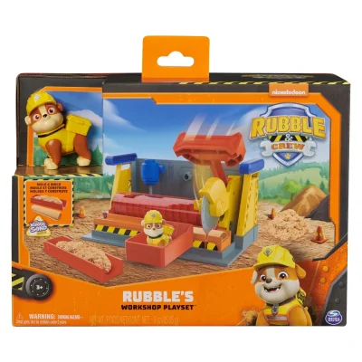 PATRULA CATELUSILOR RUBBLE SI ECHIPA SET DE JOACA SANTIER