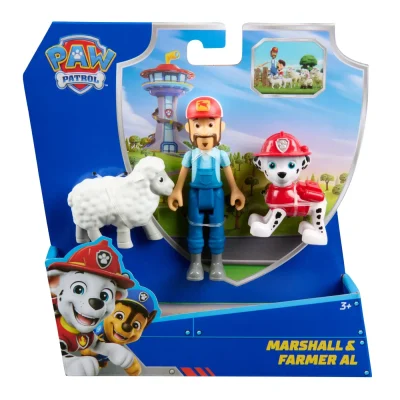 PATRULA CATELUSILOR SET 3 FIGURINE MARSHALL SI FERMIERUL AL PATRULA CATELUSILOR SET 3 FIGURINE MARSHALL SI FERMIERUL AL