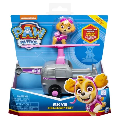 PATRULA CATELUSILOR VEHICULE CU FIGURINA SKYE PATRULA CATELUSILOR VEHICULE CU FIGURINA SKYE