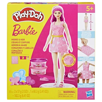 PLAY DOH BARBIE SET PLASTELINA INIMIOARE SI PAR PLAY DOH BARBIE SET PLASTELINA INIMIOARE SI PAR