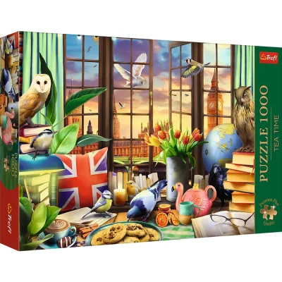 PUZZLE TREFL 1000 PREMIUM PLUS TEA TIME TOATE LUCRURILE BRITANICE PUZZLE TREFL 1000 PREMIUM PLUS TEA TIME TOATE LUCRURILE BRITANICE