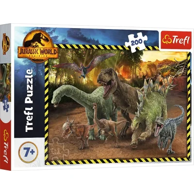 PUZZLE TREFL 200 JURASSIC WORLD IN PARCUL JURASSIC PUZZLE TREFL 200 JURASSIC WORLD IN PARCUL JURASSIC