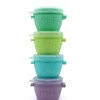 SET 4 RECIPIENTE SILICON SNAP&GO