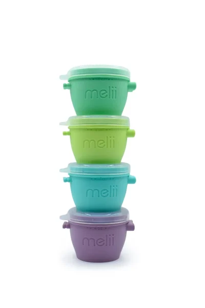 SET 4 RECIPIENTE SILICON SNAP&GO