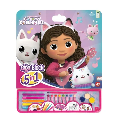 SET PENTRU DESEN GIGA BLOCK 5 IN 1 GABBY DOLLHOUSE SET PENTRU DESEN GIGA BLOCK 5 IN 1 GABBY DOLLHOUSE