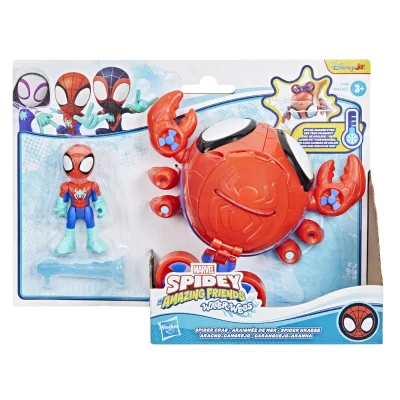 SPIDEY SI PRIETENII LUI UIMITORI MARVEL SET FIGURINA 7.6CM SI SUBMARINUL CRAB PAIANJEN SPIDEY SI PRIETENII LUI UIMITORI MARVEL SET FIGURINA 7.6CM SI SUBMARINUL CRAB PAIANJEN