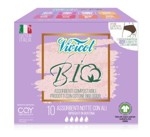 Absorbante de noapte din bumbac bio