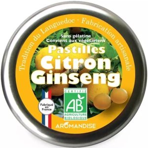 Bomboane artizanale cu lamaie si ginseng bio