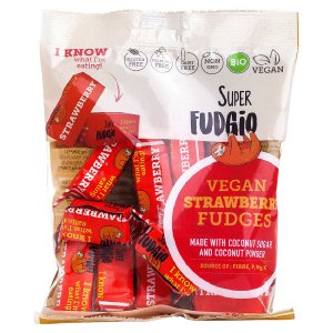 Caramele eco - aroma capsuni 150g Super Fudgio