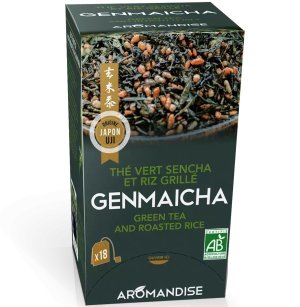 Ceai verde cu orez Genmaicha bio 18 pliculete x 2g
