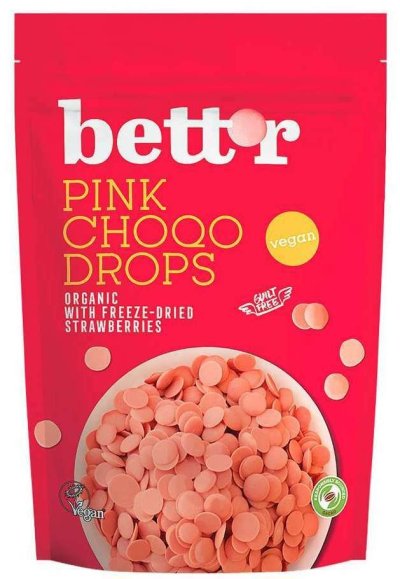 Choco drops roz bio 200g Bettr Choco drops roz bio 200g Bettr