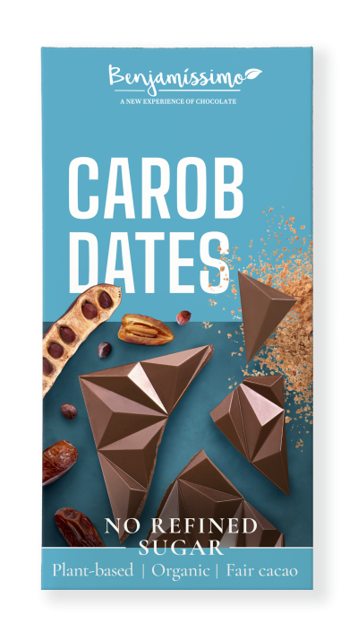 Ciocolata cu pudra de carob si curmale