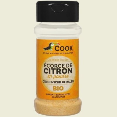 Coaja de lamaie pudra bio 32g Cook Coaja de lamaie pudra bio 32g Cook