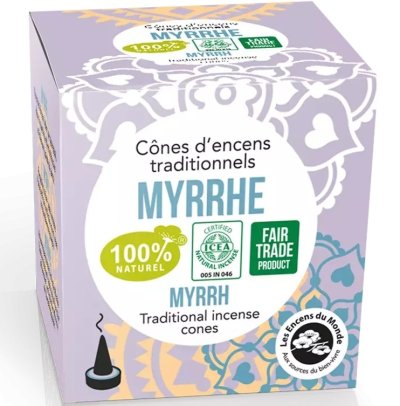 Conuri parfumate naturale - smirna Conuri parfumate naturale - smirna