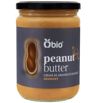 Crema de arahide crunchy bio