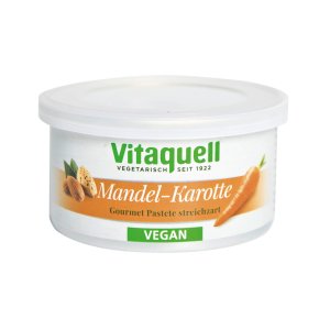 Crema tartinabila cu morcovi si migdale bio 125g Vitaquell