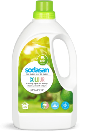 Detergent bio lichid color 1.5L lime SODASAN