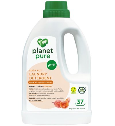 Detergent bio lichid pentru rufe - nuci de sapun - 1.48 litri Detergent bio lichid pentru rufe - nuci de sapun - 1.48 litri