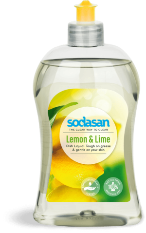 Detergent vase bio lichid lamaie 500ml SODASAN