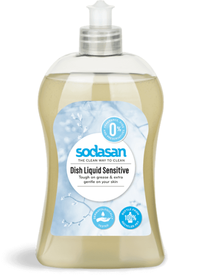 Detergent vase lichid bio Sensitiv 500ml SODASAN