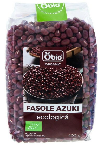 Fasole azuki bio 400g Obio Fasole azuki bio 400g Obio
