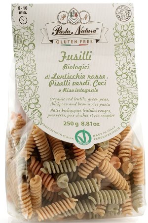 Fusilli tricolore bio fara gluten