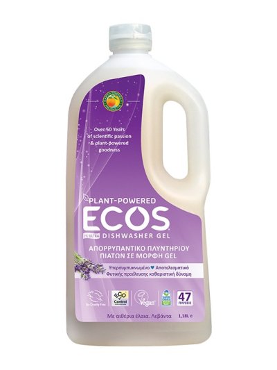 Gel pentru masina de spalat vase cu lavanda 1.18L Ecos