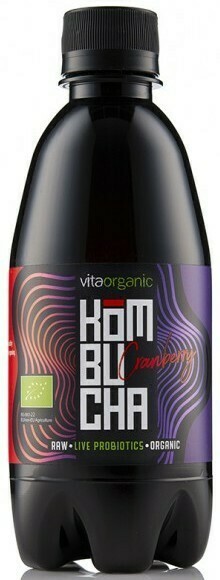 Kombucha cu merisoare bio 330 ml Vita Organic