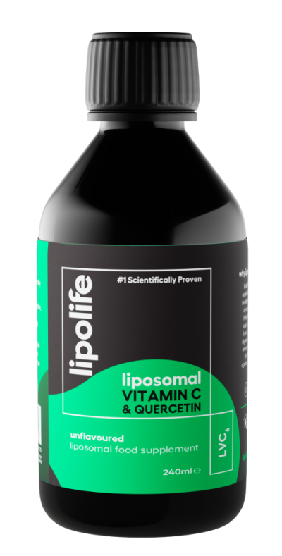 LCV6 - liposomal Vitamin C and Quercetin complex 240ml Lipolife