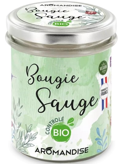 Lumanare parfumata bio salvie