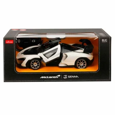MASINA CU TELECOMANDA MCLAREN SENNA ALB SCARA 1 LA 14 MASINA CU TELECOMANDA MCLAREN SENNA ALB SCARA 1 LA 14