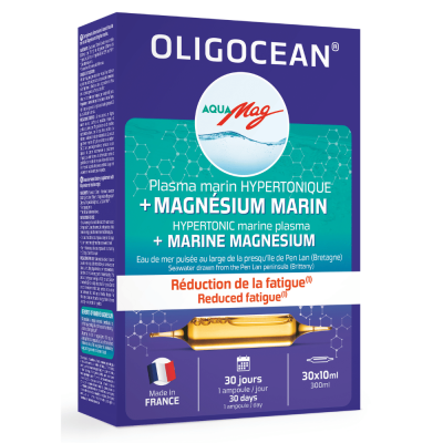 Magneziu Marin Aquamag si Plasma Marina Hipertonica 30 fiole x 10ml