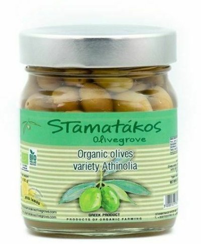Masline verzi Athinolia cu cimbru si lamaie