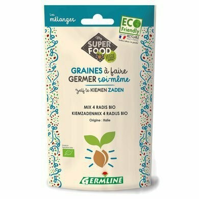 Mix din 4 ridichi pentru germinat eco 100g Germline Mix din 4 ridichi pentru germinat eco 100g Germline