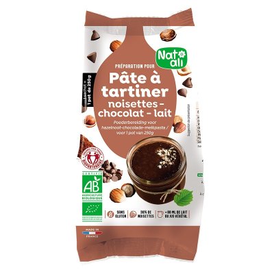 Mix pentru crema tartinabila alune si ciocolata cu lapte