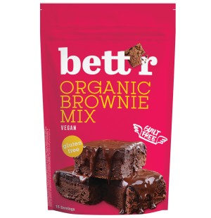 Mix pentru prajitura brownie fara gluten eco 400g Bettr
