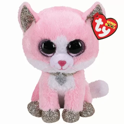PLUS TY 15CM PISICA ROZ