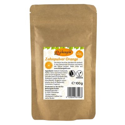 Pasta de dinti pudra cu portocale fara flour refill