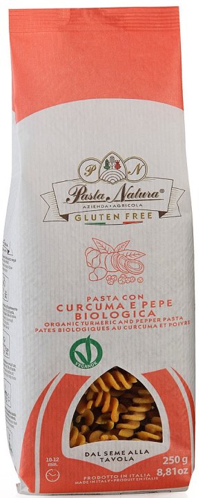 Paste cu turmeric si piper bio fara gluten