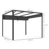 Pergola-pentru-gradinaterasa-retractabila-cu-perete-paravan-cadru-aluminiu-gri-inchis-3x3x2.27-m-8