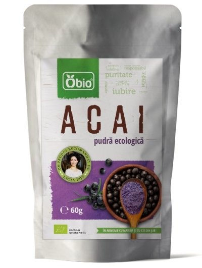 Pulbere de acai eco 60g OBIO
