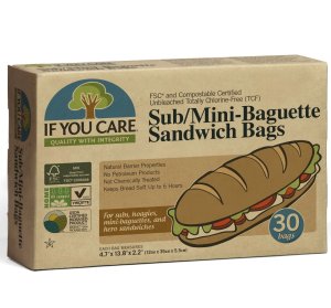 Pungi de hartie nealbita pentru mini baghete si sandwich