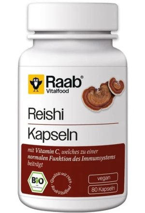 Reishi extract bio 420mg 80 capsule 33.6g Raab