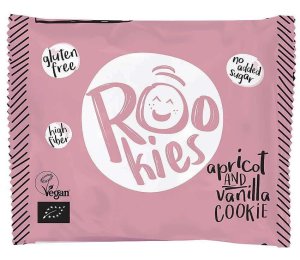 Rookies - Cookie cu caise si vanilie BIO 40G