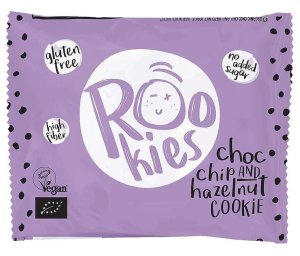 Rookies - Cookie cu ciocolata si alune BIO 40G