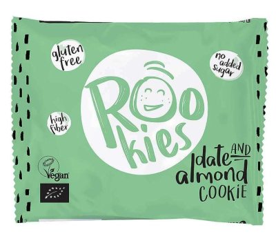Rookies - Cookie cu migdale si curmale BIO 40G