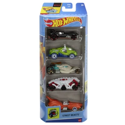 SET 5 MASINI HOT WHEELS CU DESIGN STREET BEASTS SET 5 MASINI HOT WHEELS CU DESIGN STREET BEASTS