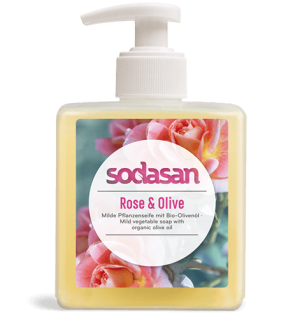 Sapun lichid gel de dus bio trandafir masline 300ml SODASAN